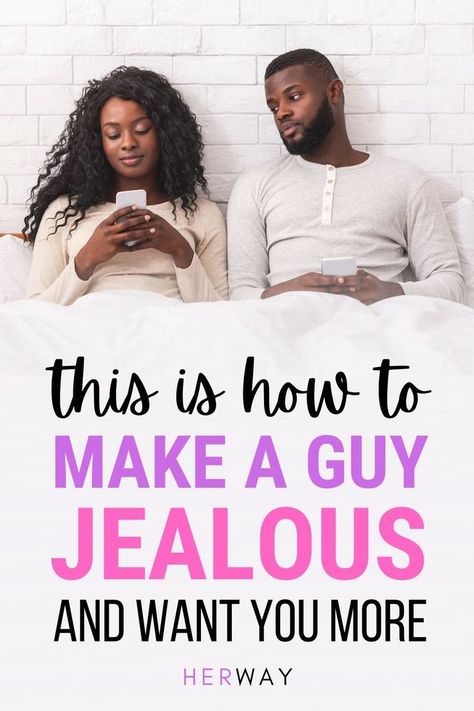 Wondering how to make a guy jealous? No worries. Here are the 10 best ways to intensify his emotions and make him want you more! Soulmate Connection, Flirting With Men, Feeling Wanted, Feeling Jealous, Best Relationship Advice, Attract Men, Successful Relationships, Make A Man, Man Men