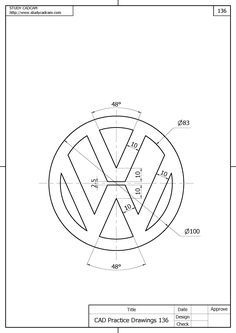 Autocad Isometric Drawing, Orthographic Drawing, Vw Logo, Solidworks Tutorial, Autocad Tutorial, Vw Art, Mechanical Engineering Design, Isometric Drawing, Siluete Umane