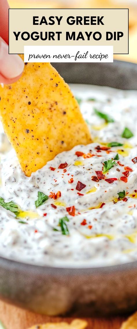 Image for Greek Yogurt Mayo Dip Greek Yogurt Mayo, Green Onion Dip, Mayo Dip, Greek Yogurt Dips, Greek Yogurt Recipes, Yogurt Dip, Onion Dip, Cashew Cream, Mashed Avocado