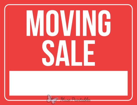 Printable Moving Sale Sign Moving Sale Signs, Sale Signs, Sale Sign, Moving Sale, For Sale Sign, Sign Templates, Yard Sale, Free Printable, Free Printables