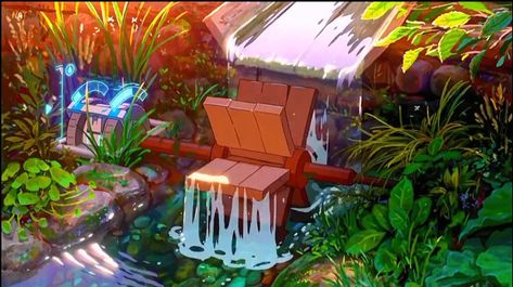 Solarpunk Background, Sci Fi Garden Concept Art, Solarpunk Greenhouse, Solarcore Aesthetic, Solarpunk House Concept Art, Solarpunk Worldbuilding, Solarpunk Interior, Solarpunk Minecraft, Solar Punk Aesthetic