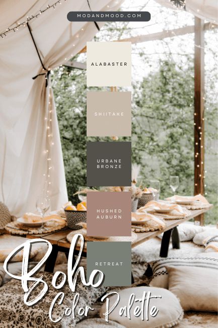 Aesthetic Color Palette, Color Palette Inspiration, Aesthetic Color, House Color Palettes, Real Estat, Palette Inspiration, House Color Schemes, Sherwin Williams Paint Colors, Boho Farmhouse