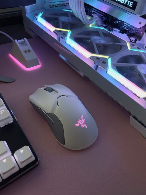 Gaming Mouse, Gaming, Lifestyle, White