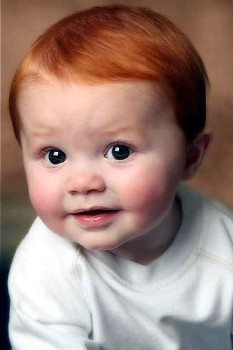 Expressive Redhead Funny, Redhead Baby, Cheveux Oranges, Ginger Babies, Beautiful Red Hair, Baby Faces, Foto Baby, Cool Baby, Baby Center