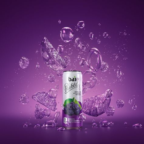 Bai Bubbles on Behance Cans Design, Drink Packaging, Soda Drink, Christopher Walken, Creative Advertising Design, Publicidad Creativa, Ad Creative, Food Packaging Design, Behance Project