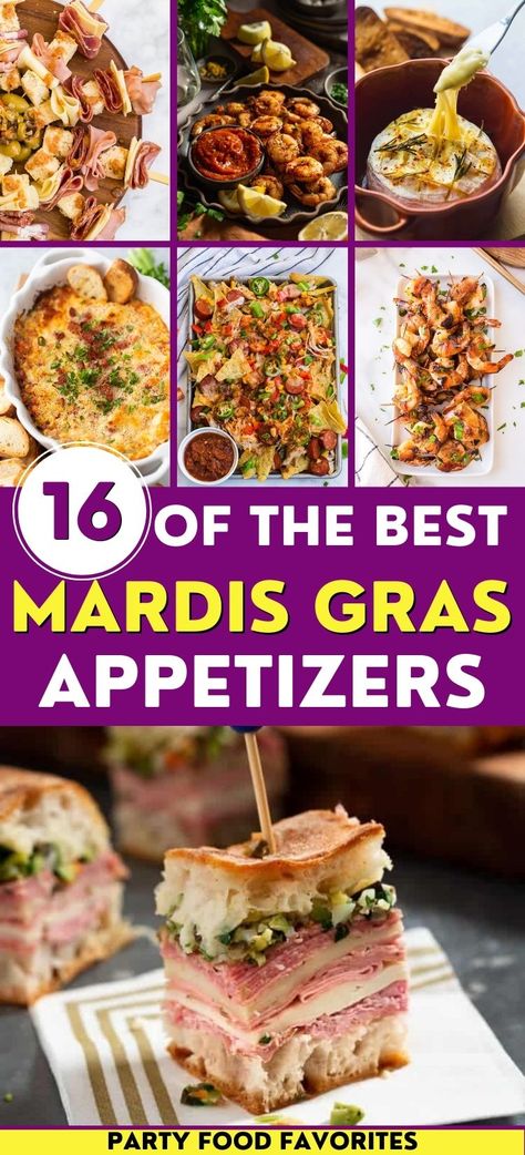 Mardi Gras Food Appetizers, Simple Party Foods, Mardi Gras Snacks, Mardi Gras Recipes Easy, Cream Cheese Board, Mardi Gras Dinner Party, Mardi Gras Appetizers, What Is Mardi Gras, Fat Tuesday Food