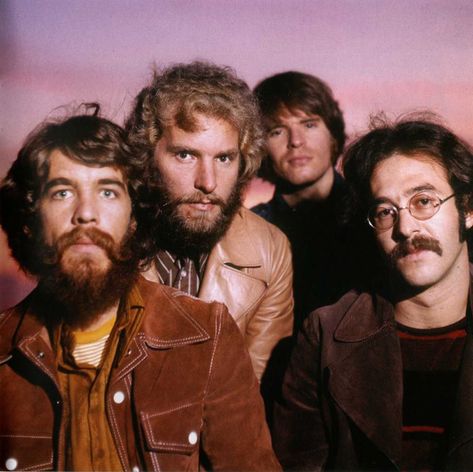 Creedence Clearwater Revival -- left to right: Doug Clifford, Tom Fogerty, John Fogerty, and Stu Cook. Ike Turner, John Fogerty, The Velvet Underground, Mike Smith, Brian Johnson, Andy Williams, Jeff Bridges, Folk Rock, Creedence Clearwater Revival