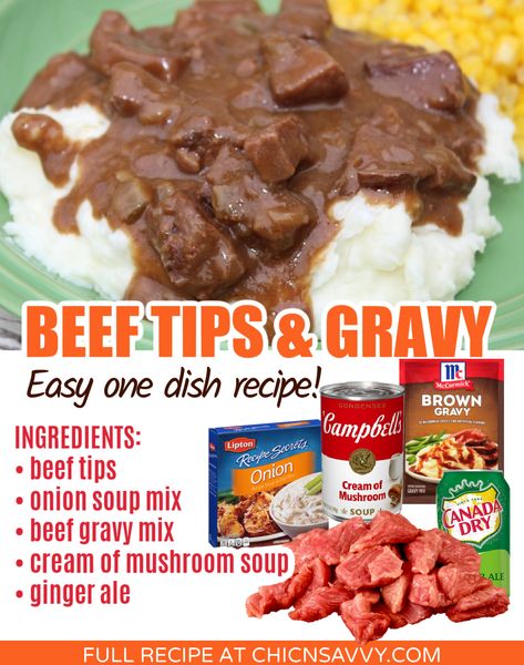 All Recipes Beef Tips, How To Make Beef Tips And Gravy, Slow Cooker Smothered Beef Tips, No Peek Beef Tips Ginger Ale, Quick And Easy Beef Tips And Gravy, Beer Tips And Gravy, Dinner Ideas Beef Tips, Beef Tips And Gravy Instapot Easy, Beef Tips And Gravy In Oven