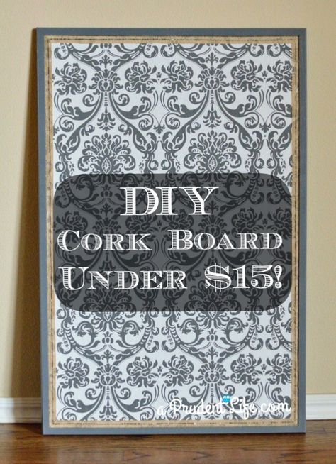 Budget Crafts, Tela, Upcycling, Diy Office Organization, Diy Cork Board, Diy Cork, Cork Boards, Cork Diy, Tile Stencil