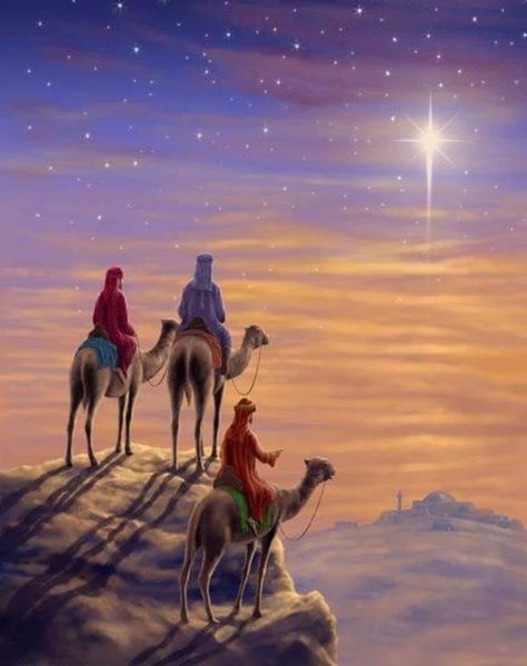 3 Kings Roi Mage, We Three Kings, Oh Holy Night, Christmas Blessings, Three Wise Men, Kings Day, Three Kings, Halloween Vintage, Religious Christmas