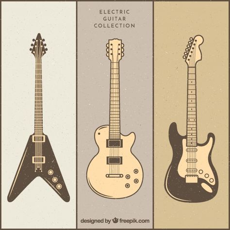 Guitar Display Wall, Guitar Doodle, Gitar Vintage, Electric Guitar Art, Guitar Sketch, Guitar Illustration, Guitar Display, Guitar Drawing, Guitar Posters