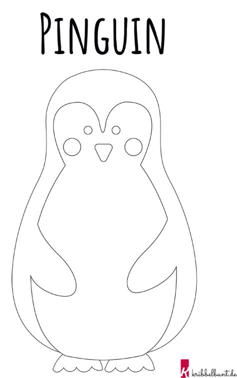 Pinguin Vorlage - Pinguin basteln Vorlage » PDF | Kribbelbunt Penguin Themed Birthday Party, Paper Cup Crafts, Penguin Coloring Pages, Penguin Crafts, Penguin Coloring, Winter Kindergarten, Fun Summer Activities, Applique Templates, Cup Crafts