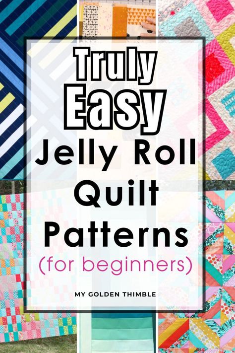 Quick and Easy Jelly Roll Quilt Patterns (Beginner-Friendly) Easy Jelly Roll Quilt, Jelly Roll Sewing, Jelly Roll Quilts, Quilting Easy, Jelly Roll Projects, Strip Quilt Patterns, Jelly Roll Quilt, Jelly Roll Patterns, Jelly Roll Quilt Patterns