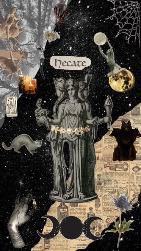 Hecate Goddess Aesthetic Wallpaper, Hekate Wallpaper Aesthetic, Hecate Wallpaper Iphone, Hecate Background, Hecate Wallpaper Aesthetic, Hecate Aesthetic Wallpaper, Greek Goddess Wallpaper, Hecate Worship, Hekate Wallpaper