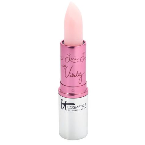 IT Cosmetics Vitality Lip Flush 4-in-1 Reviver Lipstick Stain Je Ne Sais Quoi | Beautylish Light Pink Lip Gloss, Beauty School Dropout, Green Lipstick, Makeup Finds, Lip Sticks, Lipstick Hacks, Color Changing Lipstick, Dior Addict Lip Glow, Spa Life