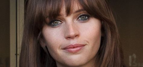 Felicity Jones Hair, Cute Bangs, Felicity Jones, Stephen Hawking, Grunge Hair, Bang Bang, Brunette Hair, Hairstyles With Bangs, Hair Looks