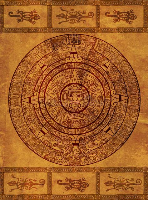 Maya calendar. On ancient parchment - over white #Sponsored , #AD, #ADVERTISEMENT, #calendar, #parchment, #ancient, #Maya Ancient Wheel, Maya Calendar, Maya Civilization, Drawing Images, Stock Photography Free, Chiropractic, Stretched Canvas Prints, Natural Health, How To Stay Healthy