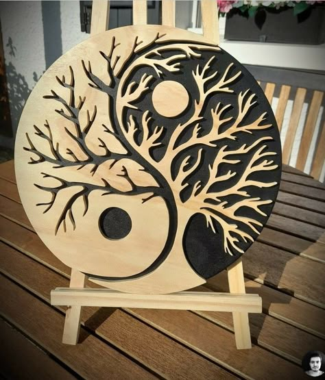 Scroll Saw Art Wood, Scroll Saw Ideas, Lasercut Ideas, Scroll Saw Projects, Wood Laser Ideas, Wood Yard Art, Wood Art Design, Idee Cricut, Scroll Saw Patterns Free