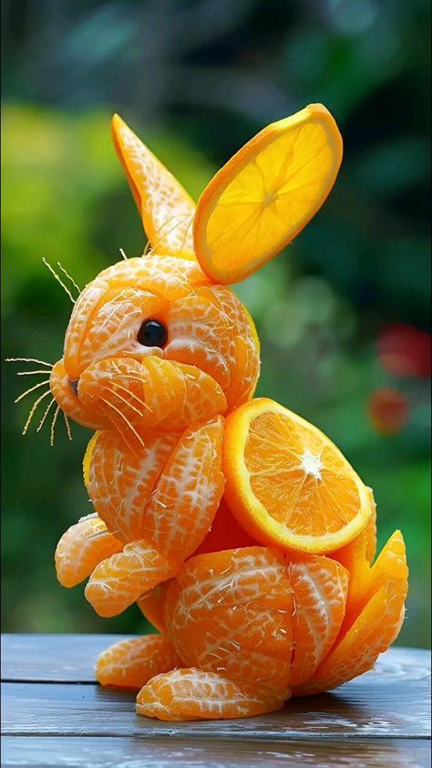 Cute Fruit Animals, Deco Fruit, Fruit Platter Designs, Fruit Animals, Decorações Com Comidas, Animal Food, Food Art For Kids, Food Sculpture, Funny Fruit