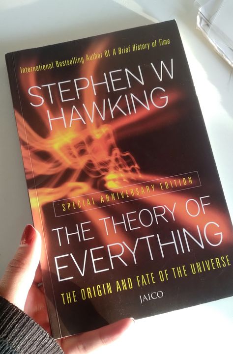 Books About Astronomy, Physics Books Aesthetic, Stephen Hawking Books, Astronomy Books, The Theory Of Everything, Theory Of Everything, Physics Books, Astronomy Facts, Astronomy Science