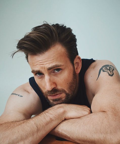 best of chris evans on Twitter: "no words needed… " Chris Evans Tattoos, The Way Movie, Lisa Evans, Chris Evans Beard, Chris Roberts, Christopher Evans, Christopher Robert Evans, Robert Evans, Captain My Captain