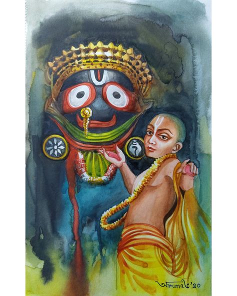 Lord Jagannath Canvas Art Painting Abstract, Ganesh Art Paintings, Buddha Art Drawing, Contemporary Folk Art, Lord Jagannath, Boho Art Drawings, Goddess Artwork, Indian Folk Art, Art Painting Gallery