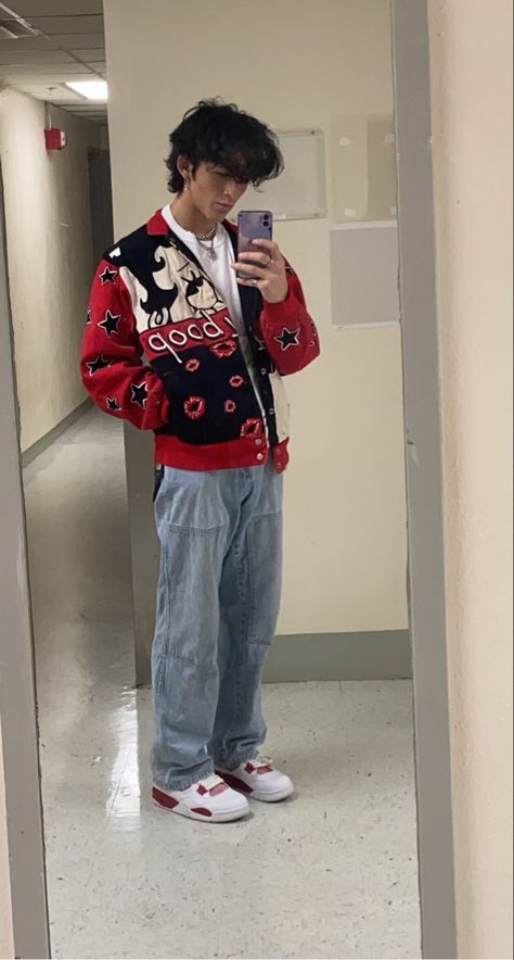 Christmas Fits Aesthetic, Indie Boy Outfits, Skater Boy Fits, Boys Outfits Aesthetic, Aesthetic Christmas Outfits, Thrift Fits, Christmas Outfit Men, Indie Boy, Fits Streetwear