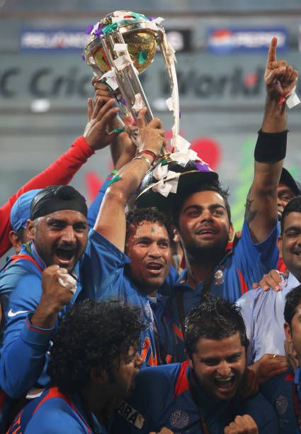 Sachin Tendulkar World Cup Pictures and Photos - Getty Images Sachin Tendulkar World Cup 2011, 2011 Cricket World Cup, Ab De Villiers Photo, Indian Team, King Kohli, World Cup Trophy, Cricket In India, Ms Dhoni Wallpapers, India Cricket Team