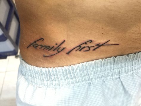 Family First Family First Tattoo, Family First, First Tattoo, Fish Tattoos, Jesus Fish Tattoo, Tattoo Quotes, Tattoos