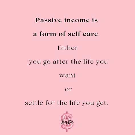 Babe listen! By creating streams of passive income, you can free up your time and energy to focus on what truly matters to you, whether that’s spending more time with loved ones, pursuing your hobbies or simply enjoying a more relaxed lifestyle. Imagine waking up each morning with the peace of mind that your financial needs are being met without the constant grind. Investing in assets that generate passive income can also provide a sense of security and independence, allowing you to make ... Income Aesthetic, Relaxed Lifestyle, Money Magnet, New Board, The Peace, Passive Income, Peace Of Mind, Self Care, Vision Board