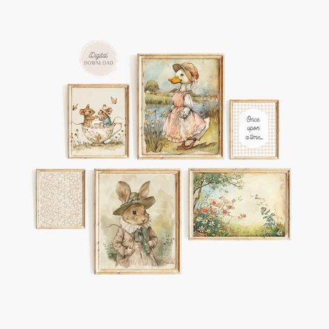 Once Upon A Time Nursery, Vintage Baby Girl Nursery, Antique Nursery, Explorer Nursery, Vintage Girl Nursery, Nursery Vintage, Vintage Baby Nursery, Gallery Prints