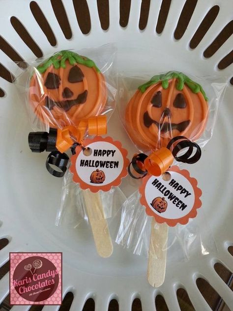 Halloween Chocolate Covered Oreos - Etsy Oreo Cookie Pops Halloween, Halloween Kid Treats For School, Fall Oreos, Halloween Dessert Ideas Easy, Halloween Bake Sale Ideas, Halloween Chocolate Covered Oreos, Christmas Chocolate Covered Oreos, Chocolate Halloween Treats, Donut Business