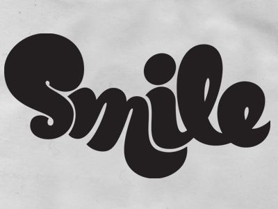 Smile – Rob Clarke Typography Typographic Design, Letras Cool, 타이포그래피 포스터 디자인, Typography Inspiration, 로고 디자인, Lettering Fonts, Lettering Design, Photo Profil, Fonts Design