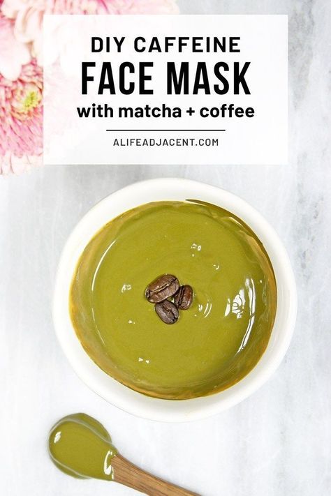 Matcha Face Mask, Puffy Face, Skincare Serums, Homemade Face Mask, Face Mask Recipe, Diy Beauty Recipes, Homemade Face Masks, Matcha Powder, Skin Glow