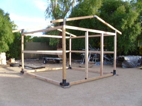 All Steel Shed Frames--- Sheds and Buildings Phoenix, Arizona, Nationwide, Shed and Building Kits Goat Houses, Kiko Goats, Building A Chicken Run, Goat Ideas, Farm Sheep, Keeping Goats, Allotment Ideas, Livestock Shelter, Goat Shed