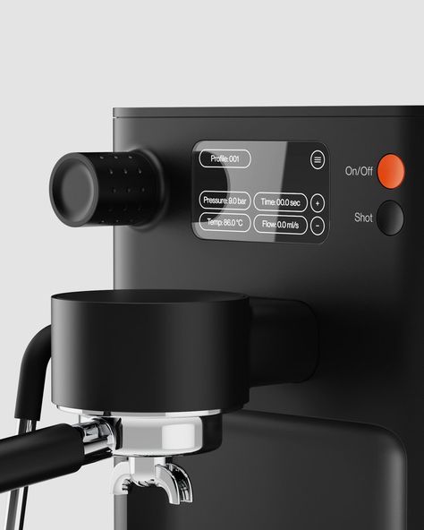 Espresso Machine — Alessandro Boldrin Espresso Machine Design, Coffee Machine Design, Home Espresso Machine, Industrial Machine, Coffee Machines, Electronics Design, Consumer Products, Vending Machine, Machine Design