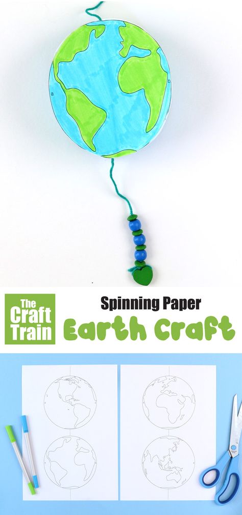 World Globe Crafts, Earth Activities, Sky Rainbow, Paper Globe, Spinning Globe, Spring Activity, Globe Crafts, Earth Craft, Circle Crafts