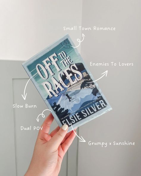 After finishing ‘Chestnut Springs,’ I knew that I needed to move on to ‘Gold Rush Ranch.’ I love Elsie’s writing; she is 100% an auto-buy author for me, and I find her books so comforting. I was nervous about jumping into ‘Off to the Races,’ knowing that it was Elsie’s first book. I was worried that it wouldn’t live up to the books in ‘Chestnut Springs,’ but Elsie’s writing is as consistent and amazing as ever in this book, and I can already tell that I am absolutely going to LOVE the charac... Off To The Races Aesthetic, Silver Quotes, Chestnut Springs, Off To The Races, Small Town Romance, Wild Love, Book Aesthetics, Slow Burn, Gold Rush