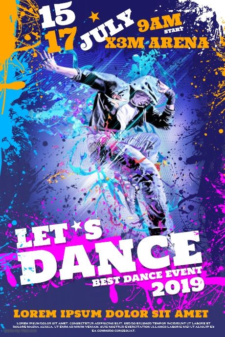 DANCE EVENT POSTER Dance Event Poster, Dance Poster Design, Event Posters, Dance Event, Media Studies, Dance Poster, Event Poster Design, Event Program, Poster Templates