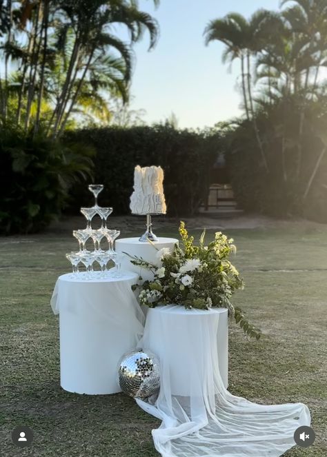 Girls In Dresses, Dream Wedding Decorations, Champagne Tower, Bali Wedding, Future Wedding Plans, Garden Party Wedding, Wedding Mood Board, Wedding Mood, Wedding Deco