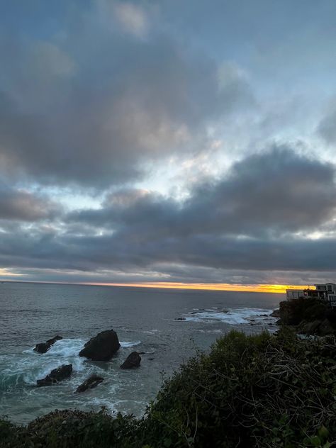 gloomy sunset by the beach Foggy Beach Aesthetic, Foggy Beach Painting, Gloomy Sunset, Gloomy Beach, Stormy Beach, By The Beach, Mist, The Beach, Photography