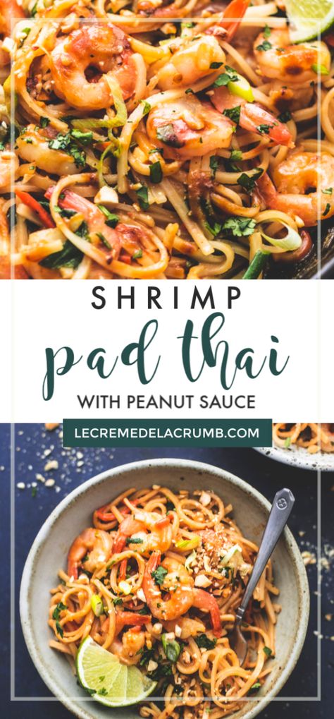 Noodles Pad Thai Recipe, Shrimp Recipes Thai, Fish Noodles Recipe, Rice Noodle And Shrimp Recipes, Easy Shrimp Pad Thai, Pad This Recipe, Pad Thai With Shrimp, Recipes With Pad Thai Noodles, Shrimp Noodles Recipes Healthy