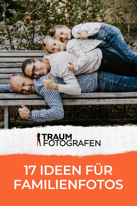 In unserem Artikel "17 Ideen für professionelle Familienfotos" findest du 17 abwechslungsreiche Fotoideen für ein Fotoshooting mit der ganzen Familie. Schau vorbei und lasse dich von lustigen Ideen und schönen Fotomotiven inspirieren! #familienfoto #rasselbande #familienfotograf #fotoshooting #familienportrait #familyfirst #eltern #wearefamily #life #kids #together #fotografin #fotografenfinden #photographer Fun Family Photos, Family Portrait Poses, Family Of 4, Press The Button, Family Humor, Weird Pictures, Portrait Poses, Family Pictures, Baby Pictures