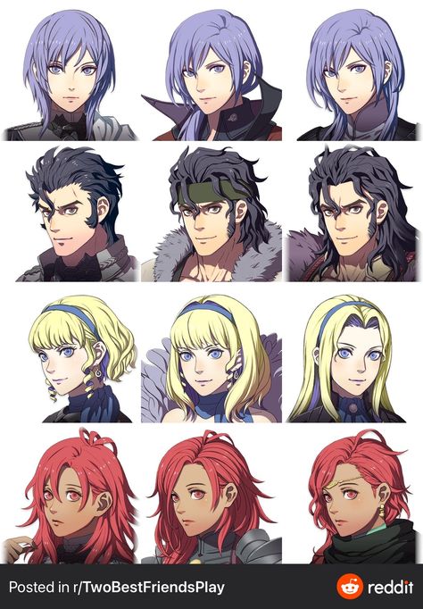 Fire Emblem Warriors Three Hopes Ashen Wolves Portrait Comparison Fe3h Official Art, Fire Emblem Three Houses Ashen Wolf, Fire Emblem 3 Hopes, Fire Emblem Three Houses Characters, Fire Emblem Ashen Wolves, Fire Emblem Portraits, Fire Emblem Three Houses Oc, Fire Emblem Yuri Leclerc, Fe3h Yuri Leclerc