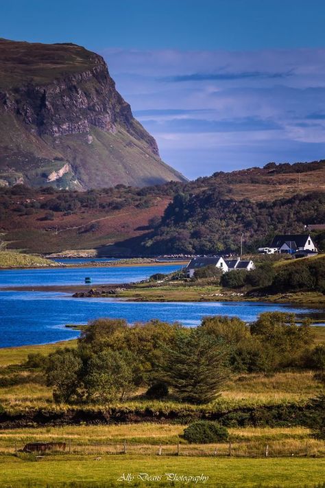 Arriving on the Isle of Skye with Portee on the left, Scotland Portree Scotland, Portree Isle Of Skye, Beautiful Scotland, Scotland Forever, Bonnie Scotland, The Isle Of Skye, Skye Scotland, Cheap Flight, Cheap Flight Tickets