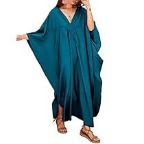 Long Swimsuit Coverups, Casual Kaftan, Beach Kaftan Dress, Caftan Dresses, Loungewear Dress, Kaftan Dresses, Plus Size Beach, Beach Kaftan, Vacay Vibes