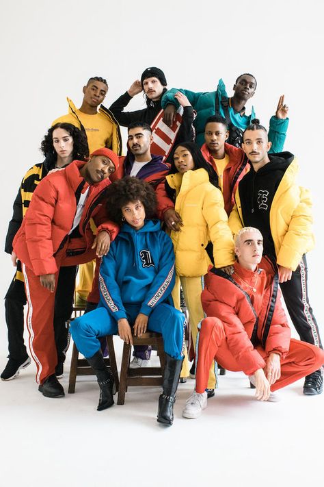 Inclusive Ultra-Chromatic Fashion Editorials : colorful photoshoot Colorful Photoshoot, Group Photo Poses, After Earth, Youth Photos, Fashion Outerwear, Group Poses, Group Photography, Daily Paper, Personal Color