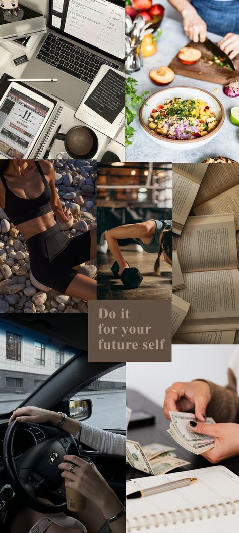 Productive Vision Board Wallpaper, Dream Board Background, Vision Board Wallpaper Fitness, 5am Vision Board, Life Goals Vision Board Ideas, Goal Setting Wallpaper, Strength Training Vision Board, In Your 30s Vision Board, Goal Reminder Wallpaper