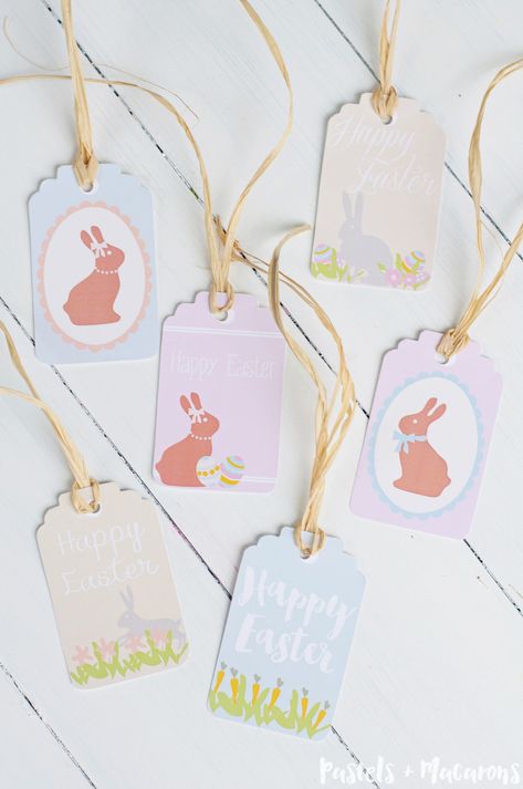 Easter Tags Free Printable, Easter Gift Tags, Easter Favors, Easter Party Favor, Easter Gift Tag, Free Printable Tags, Free Printable Gifts, Easter Basket Tags, Easter Printables Free