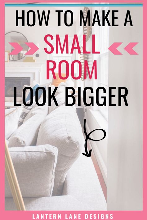 Small Room Look Bigger, Living Room Drawing, Room Look Bigger, Curved Floor Lamp, Ikea Interior, Farmhouse Style Lighting, Glass Dining Room Table, Choosing Paint, Interior Decorating Tips